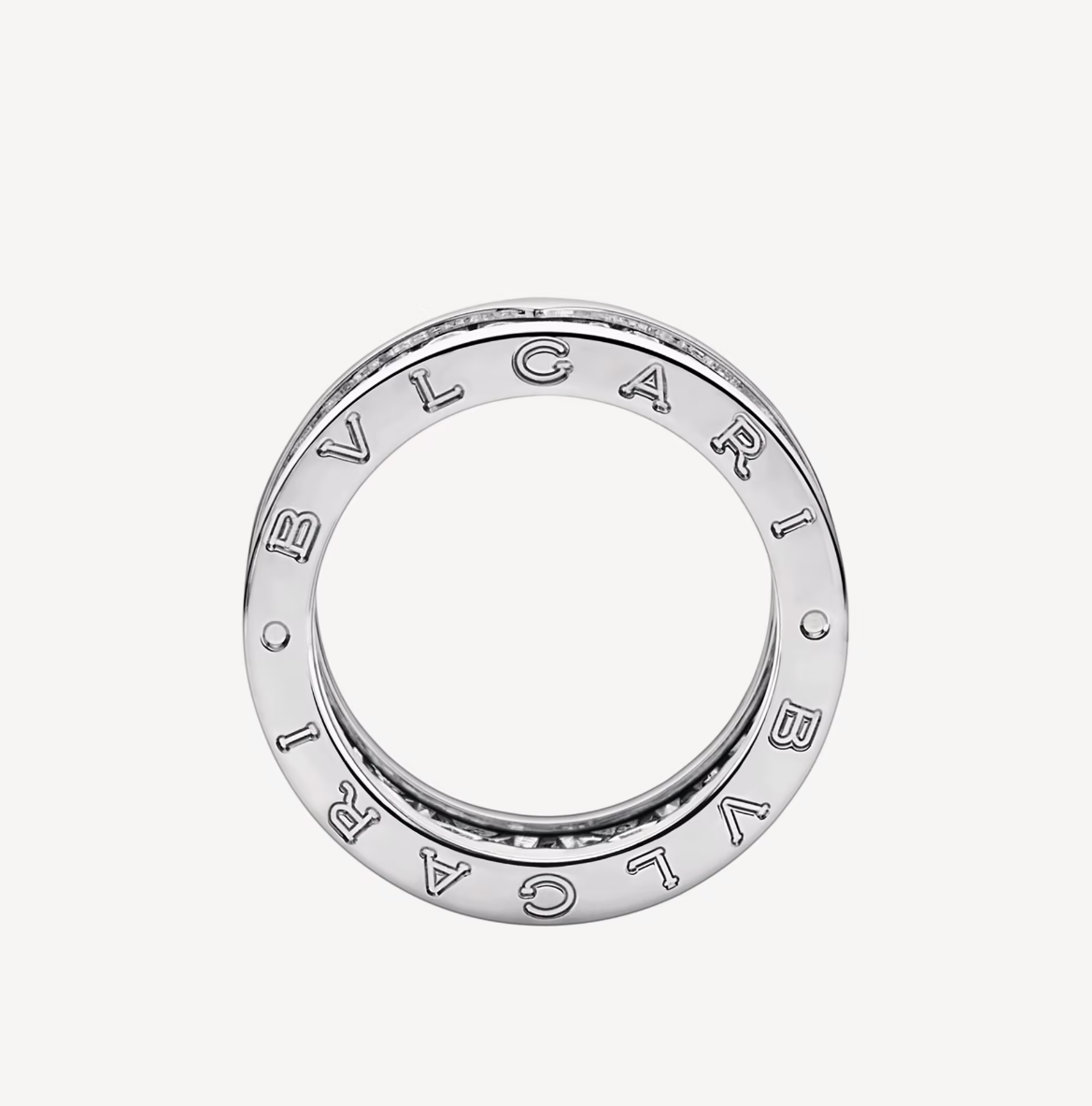 [Lume Jewelry]ZERO 1 WITH PAVED DIAMONDS ON THE SPIRAL RING