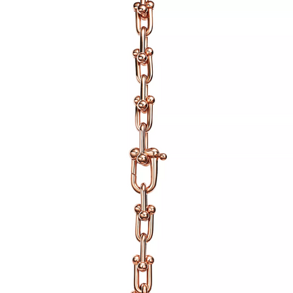 [Lume Jewelry]HARDWEAR SMALL LINK 26 MOTIF PINK GOLD BRACELET