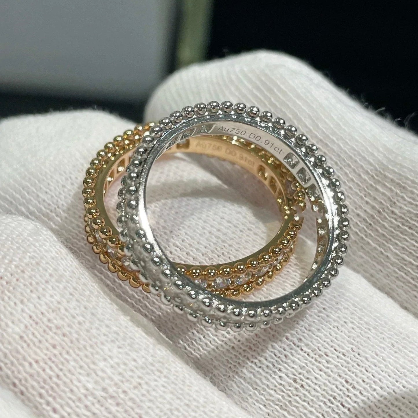 ¡®Lume Jewelry¡¯PERLEE DIAMOND SILVER RING