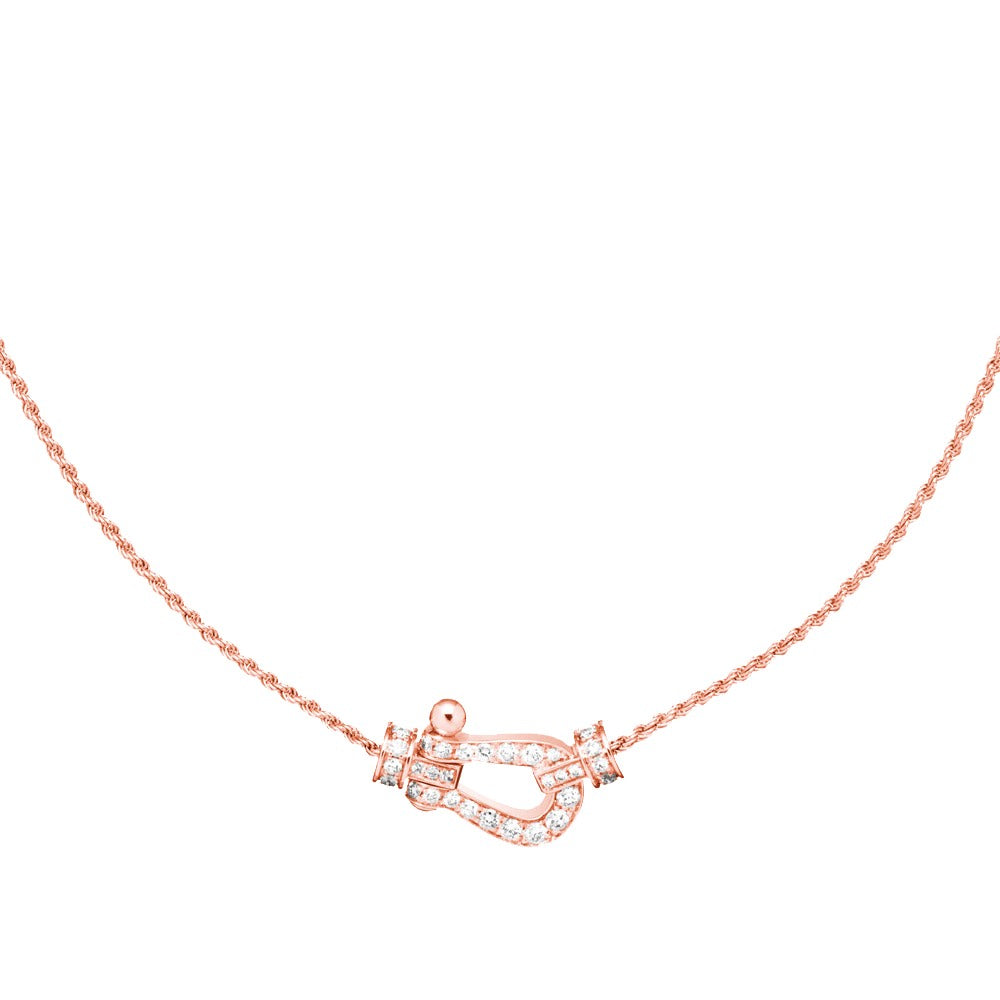 ¡®Lume Jewelry¡¯FORCE 10 PINK GOLD DIAMOND NECKLACE