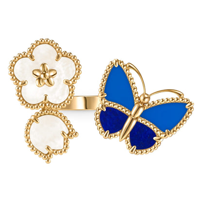 [Lume Jewelry]LUCKY SPRING BUTTERFLY OPEN-FACE RINGS