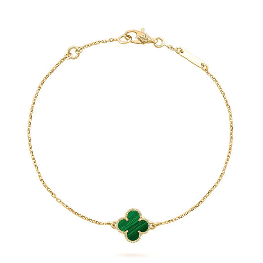 ¡®Lume Jewelry¡¯CLOVER BRACELET MALACHITE 1 MOTIF