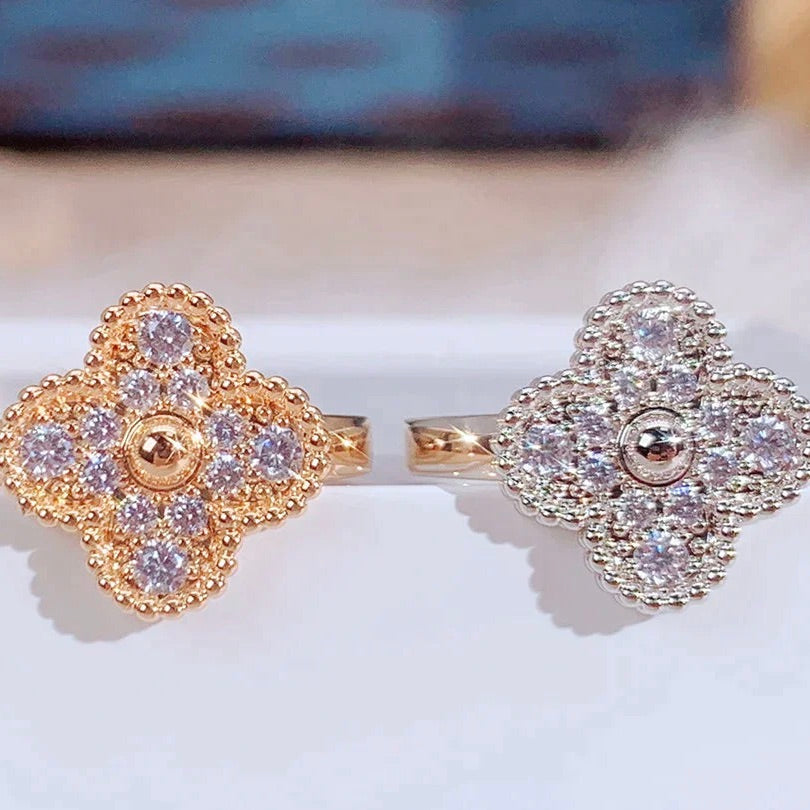 ¡®Lume Jewelry¡¯CLOVER DIAMOND RING
