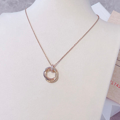 ¡®Lume Jewelry¡¯TRINITY NECKLACE GOLD  DIAMONDS