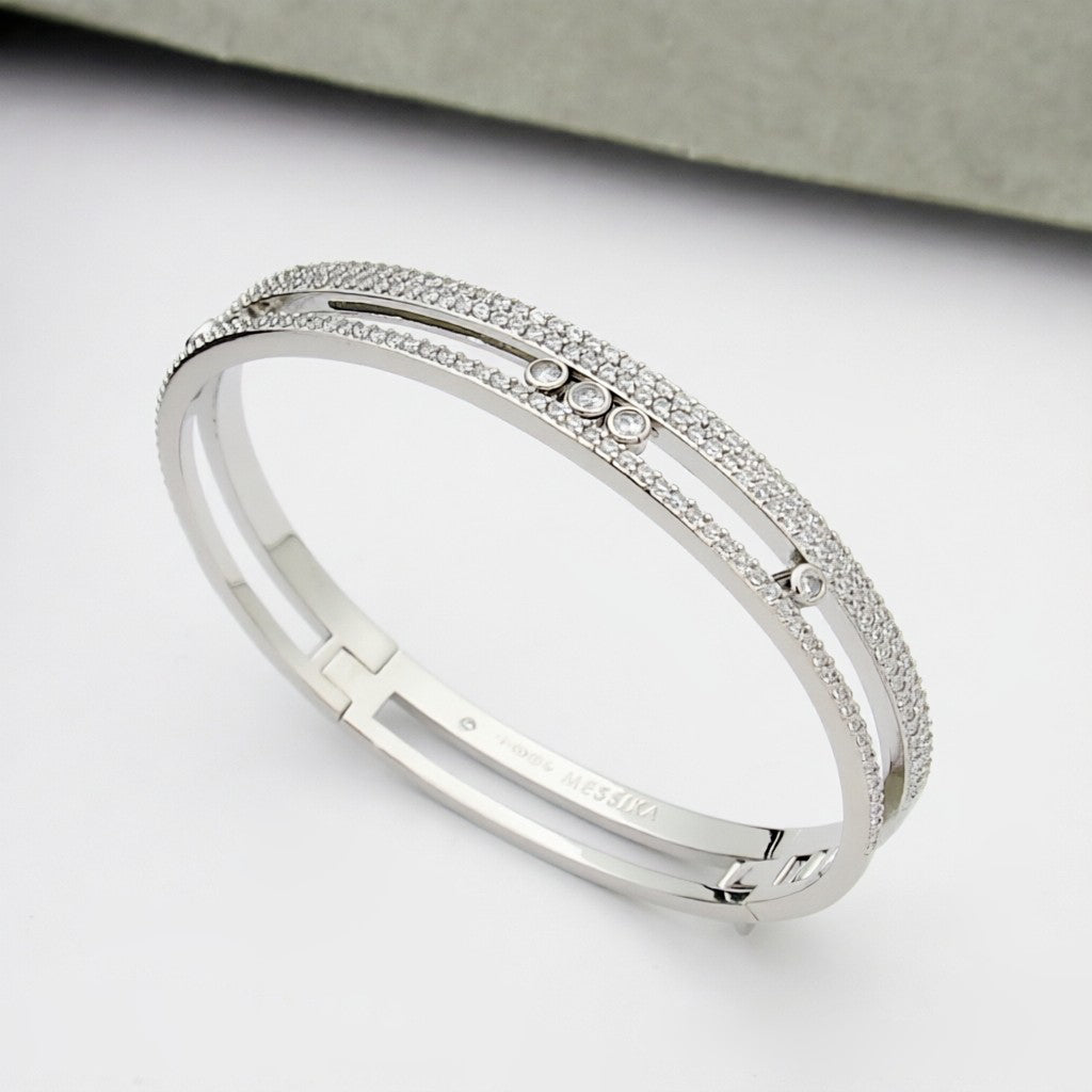 [Lume Jewelry]Move Romane pavé bangle