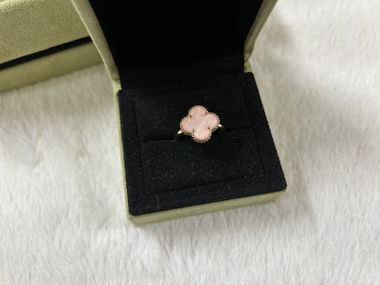 [Lume Jewelry]Pink Clover Ring