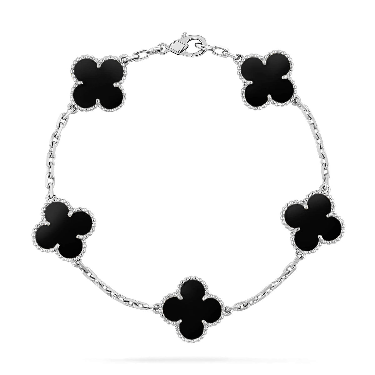 [Lume Jewelry]New CLOVER 5 MOTIF ONYXS BRACELET COLLECTION
