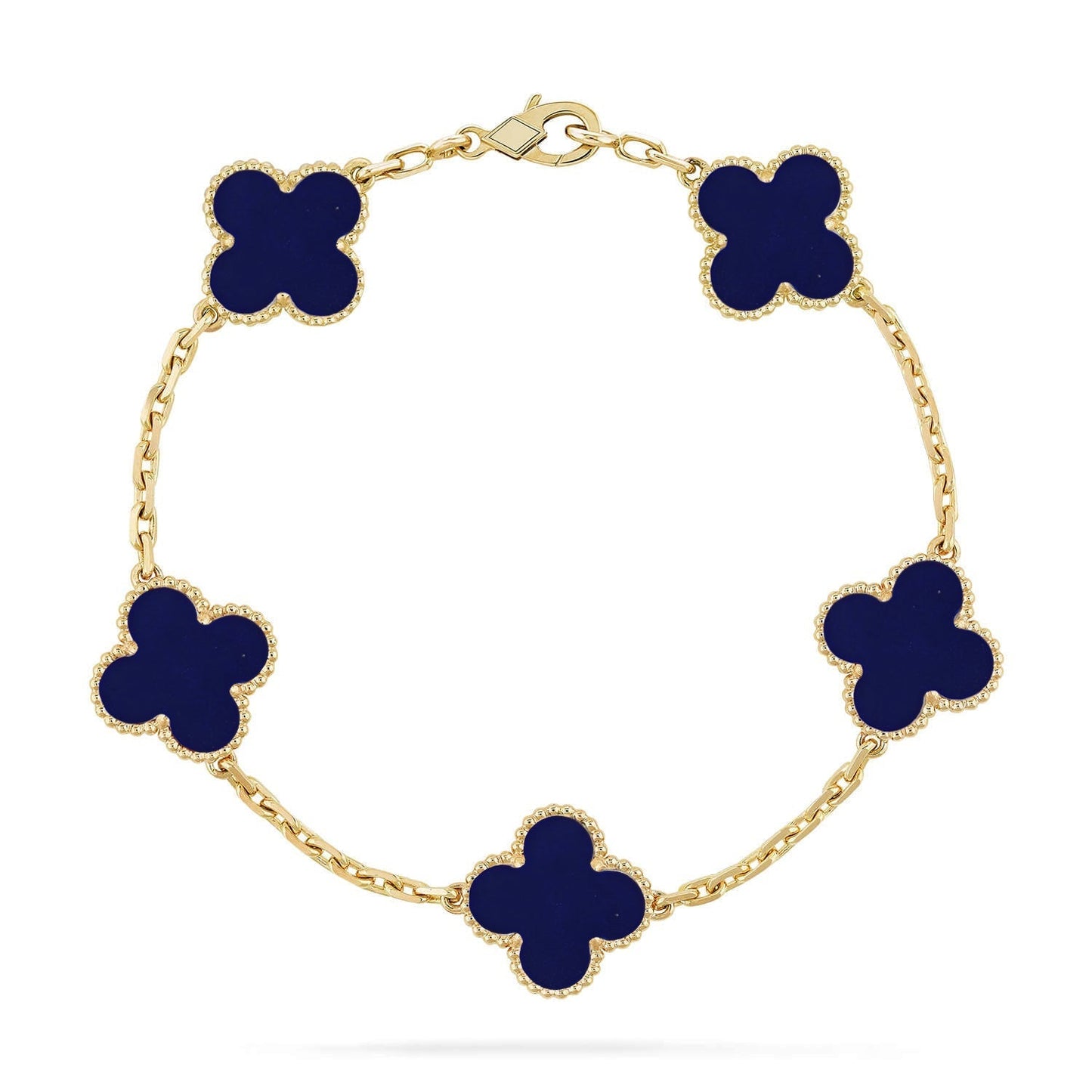 [Lume Jewelry]New CLOVER 5 MOTIF LAPIS LAZULI BRACELET COLLECTION