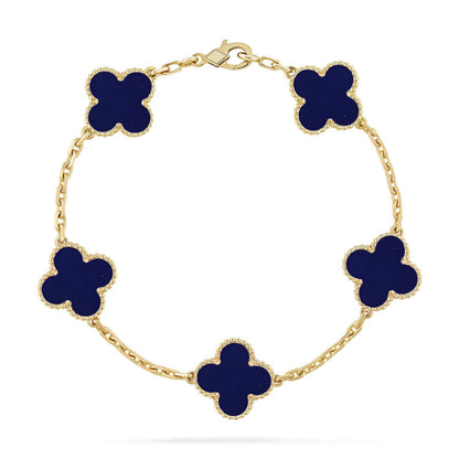 [Lume Jewelry]New CLOVER 5 MOTIF LAPIS LAZULI BRACELET COLLECTION