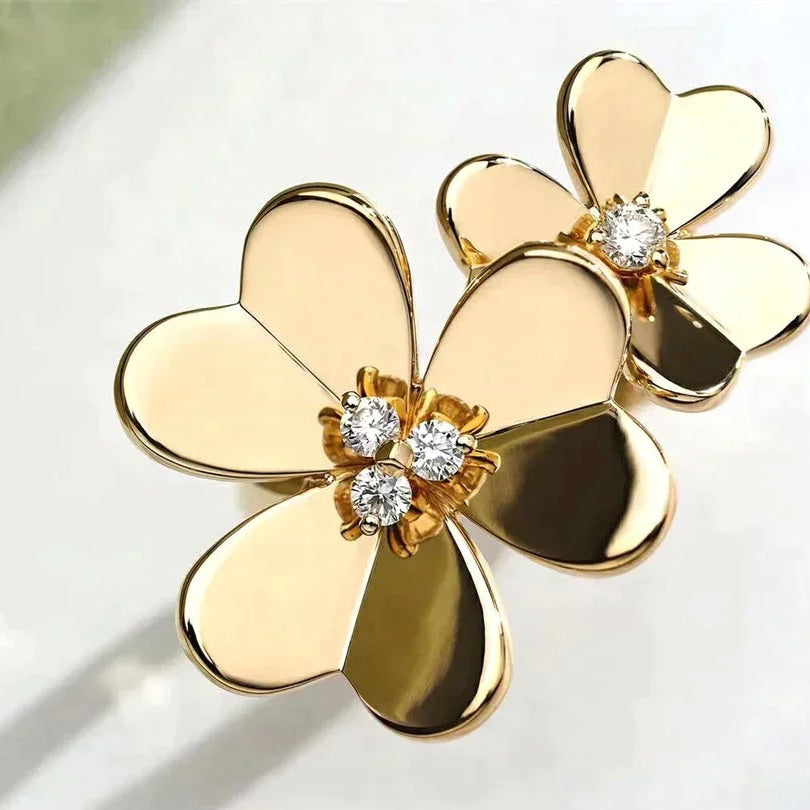¡®Lume Jewelry¡¯CLOVER COMOS GOLD DIAMOND RING