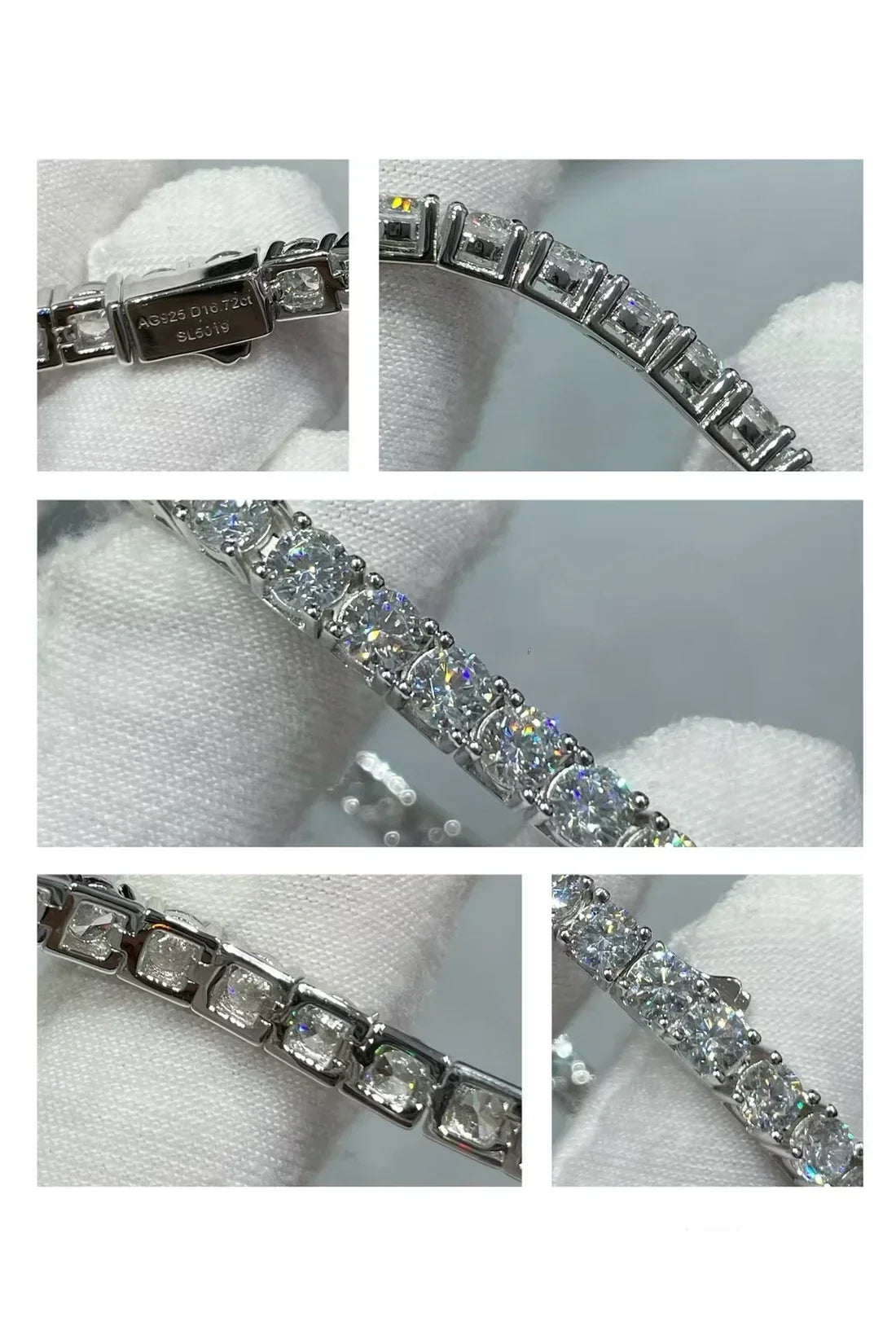 [Lume Jewelry] TENNIS BRACELET WITH FULL DIAMOND SETTING