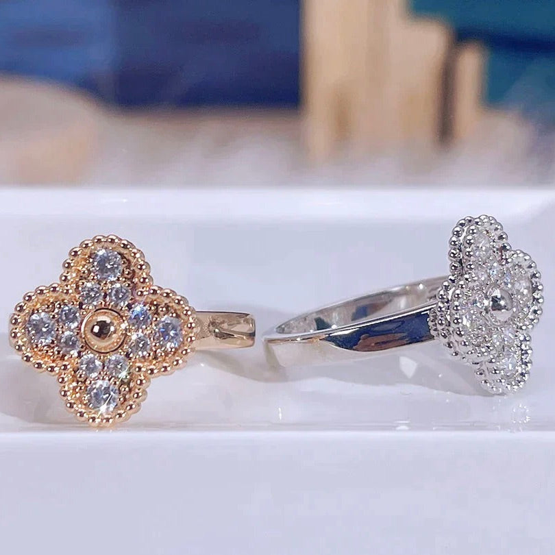 ¡®Lume Jewelry¡¯CLOVER DIAMOND RING