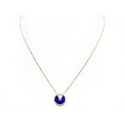 ¡®Lume Jewelry¡¯AMULETTE ROSE GOLD AGATE NECKLACE