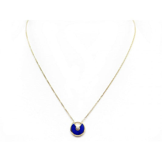 ¡®Lume Jewelry¡¯AMULETTE ROSE GOLD AGATE NECKLACE