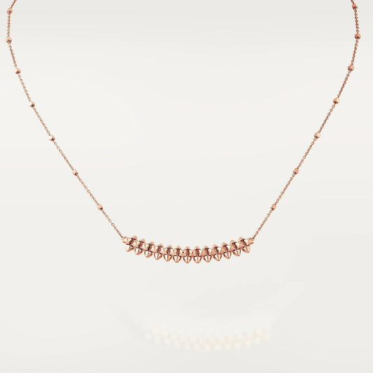 ¡®Lume Jewelry¡¯CLASH PINK GOLD NECKLACE