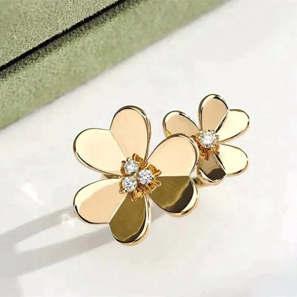 ¡®Lume Jewelry¡¯CLOVER COMOS GOLD DIAMOND RING