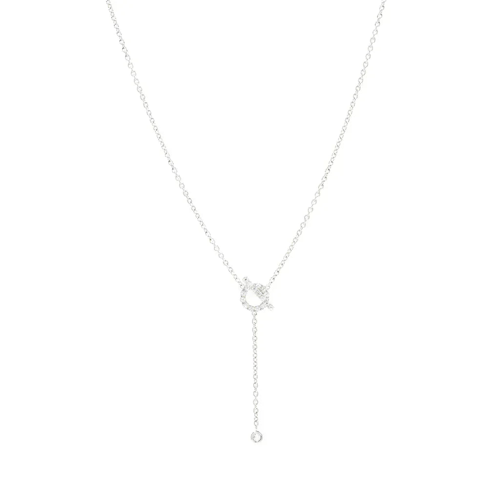 ¡®Lume Jewelry¡¯FINESSE SILVER DIAMOND NECKLACE