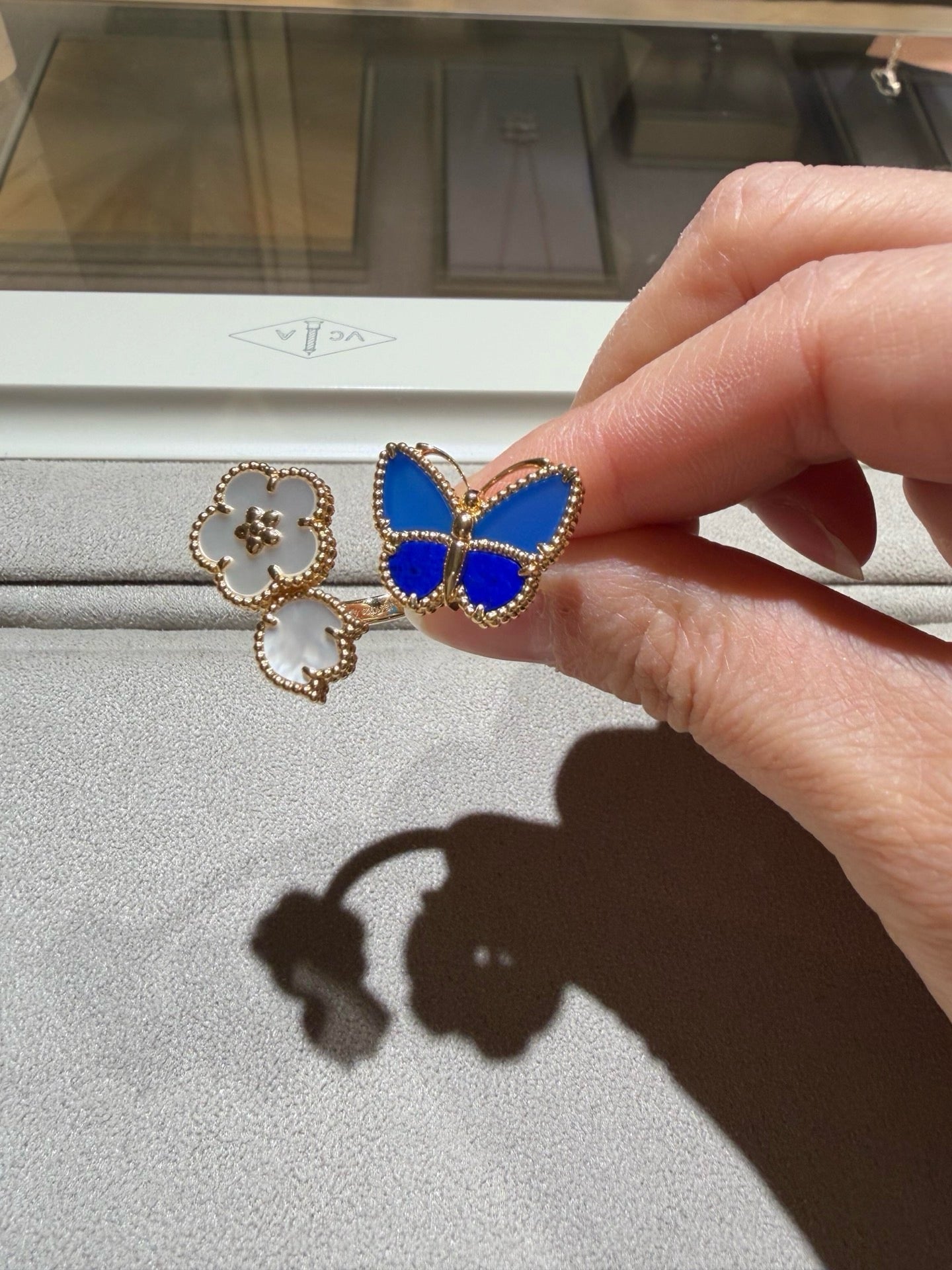 [Lume Jewelry]LUCKY SPRING BUTTERFLY OPEN-FACE RINGS