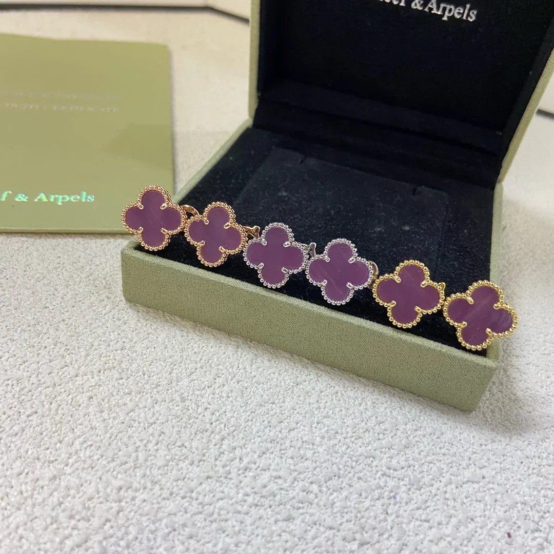 [Lume Jewelry]2025 NEW VIOLET STUD EARRINGS