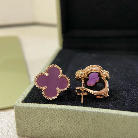 [Lume Jewelry]2025 NEW VIOLET STUD EARRINGS