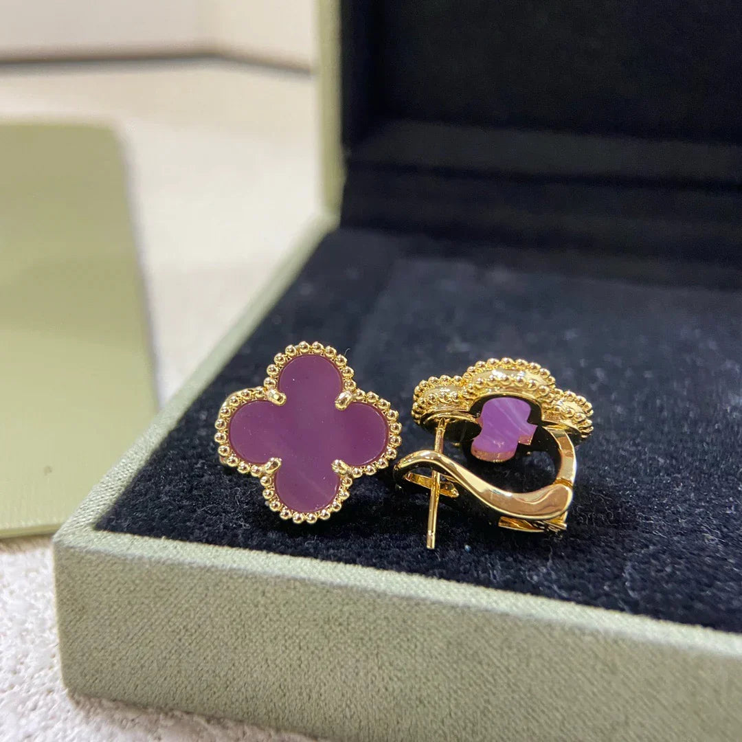 [Lume Jewelry]2025 NEW VIOLET STUD EARRINGS