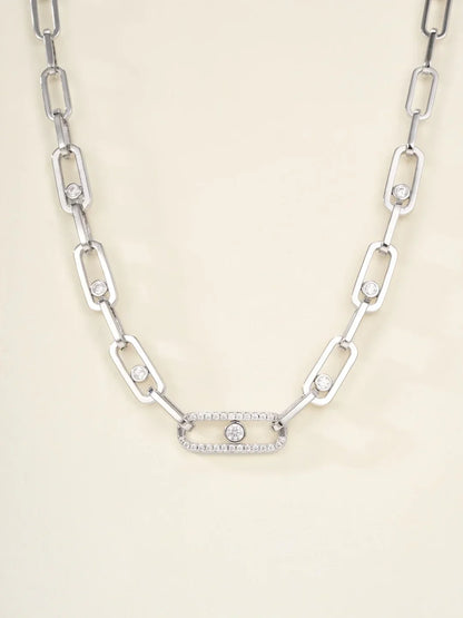 [Lume Jewelry] MK NEW SLIDING DIAMOND NECKLACE