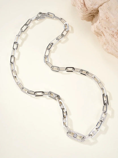 [Lume Jewelry] MK NEW SLIDING DIAMOND NECKLACE