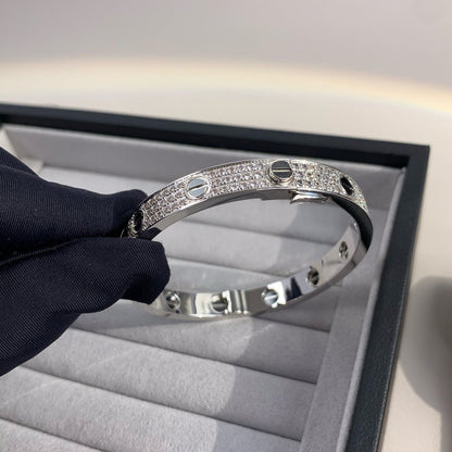 ¡®Lume Jewelry¡¯LOVE BRACELET 6.1MM DIAMOND-PAVED CERAMIC