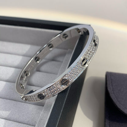 ¡®Lume Jewelry¡¯LOVE BRACELET 6.1MM DIAMOND-PAVED CERAMIC