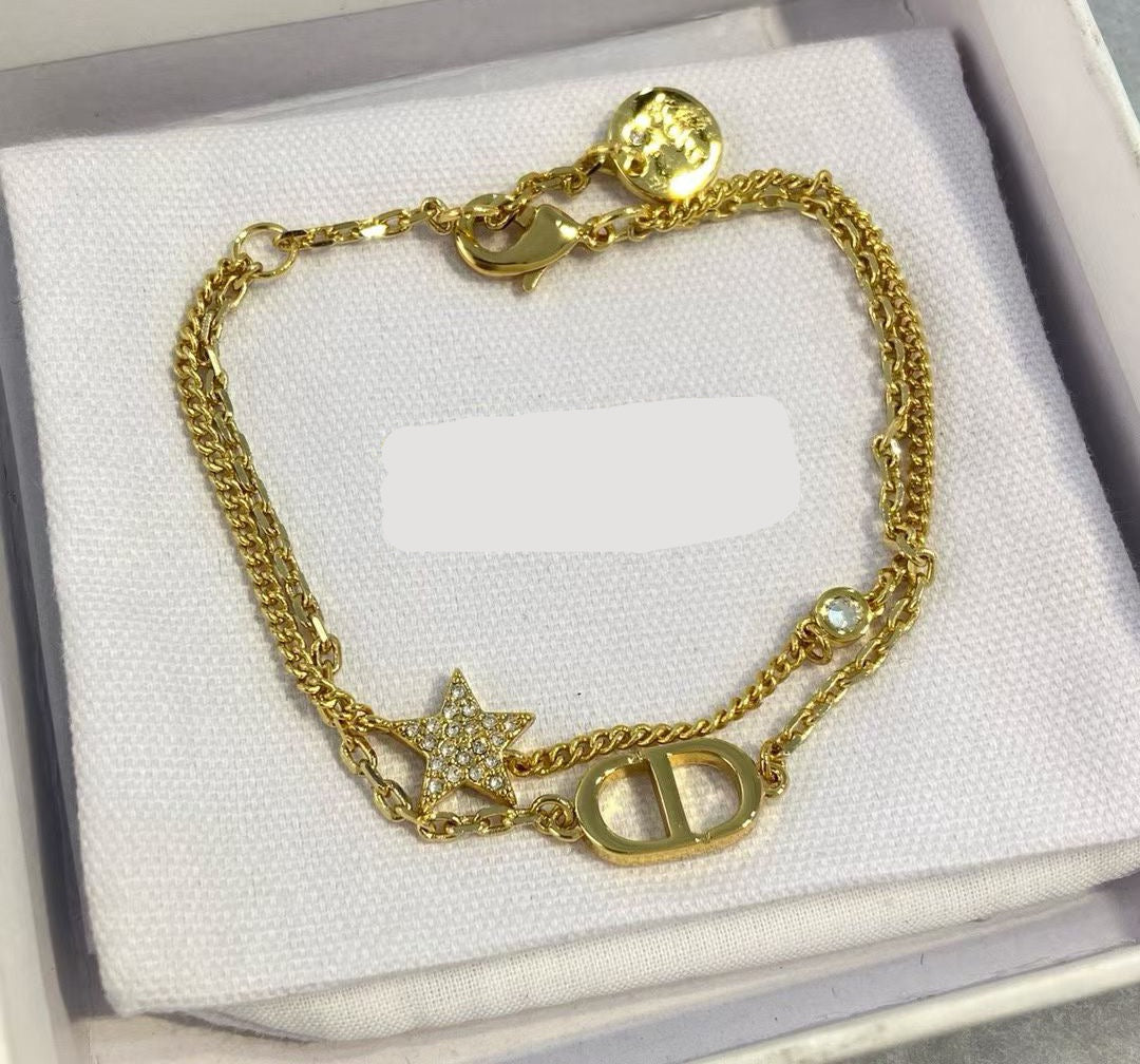 [Lume Jewelry]Double-Layer Star Bracelet