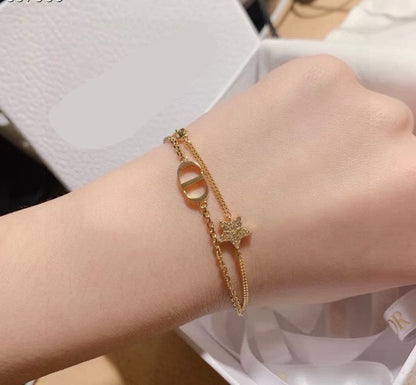 [Lume Jewelry]Double-Layer Star Bracelet