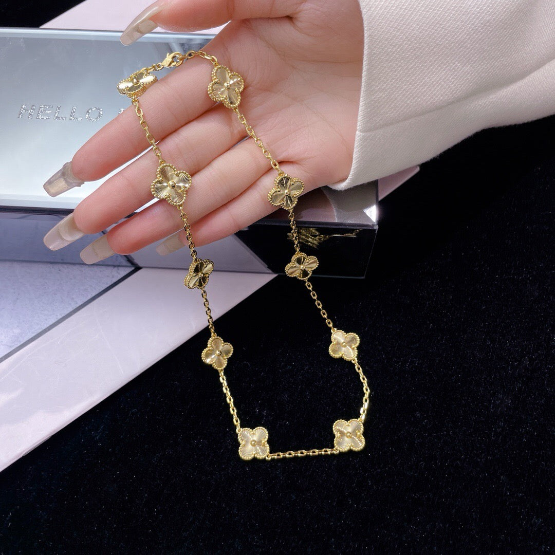 ¡®Lume Jewelry¡¯CLOVER 10 MOTIFS LASER NECKLACE