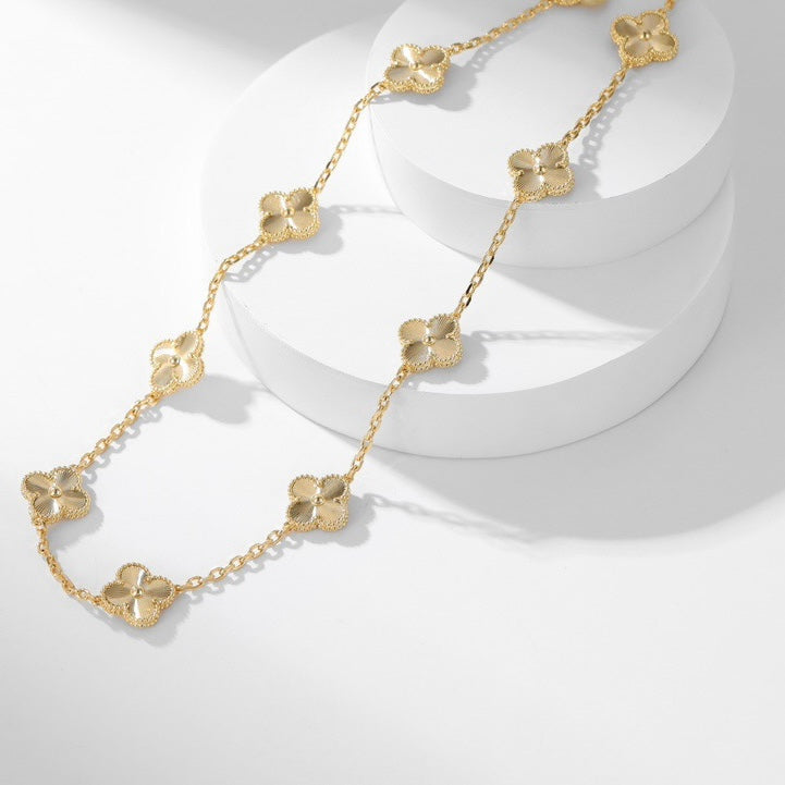 ¡®Lume Jewelry¡¯CLOVER 10 MOTIFS LASER NECKLACE