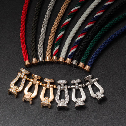 ¡®Lume Jewelry¡¯FORCE LARGE HORSESHOE HALF DIAMOND BRACELET GOLD