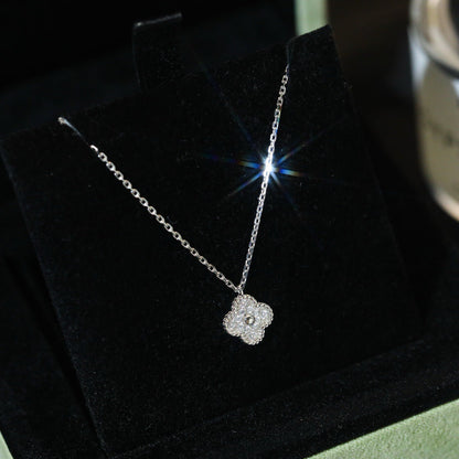 ¡®Lume Jewelry¡¯CLOVER MINI 9.5MM PENDANT DIAMOND NECKLACE