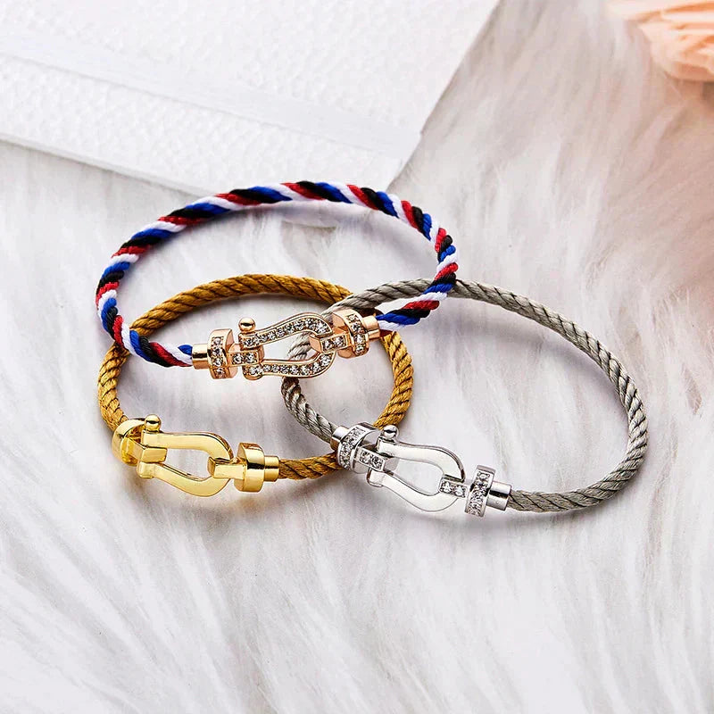 ¡®Lume Jewelry¡¯FORCE LARGE HORSESHOE NO DIAMOND BRACELET GOLD