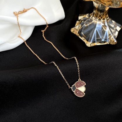 ¡®Lume Jewelry¡¯LUCKY  CARNELIANS LADYBUG NECKLACE