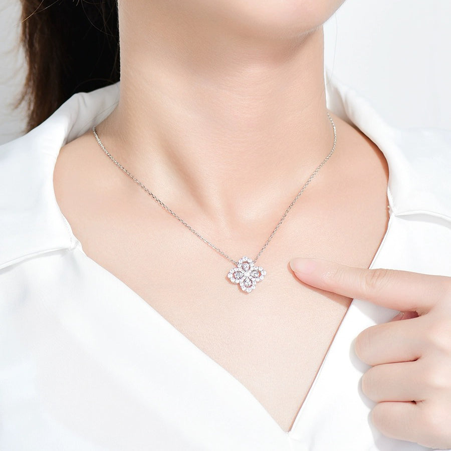 ¡®Lume Jewelry¡¯LOOP NECKLACE FULL MOTIF DIAMOND 16MM MULTIPLE COLORS
