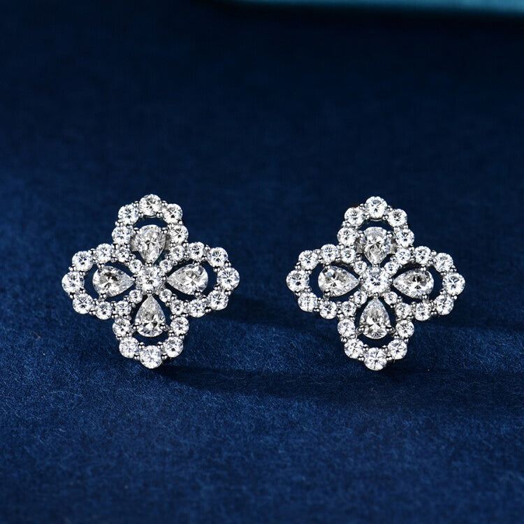 ¡®Lume Jewelry¡¯LOOP EARRINGS FULL MOTIF DIAMOND 16MM