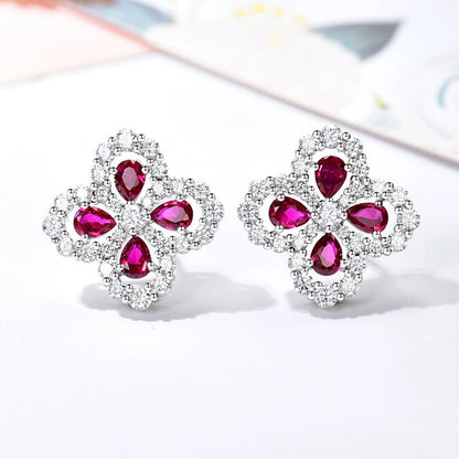¡®Lume Jewelry¡¯LOOP EARRINGS FULL MOTIF DIAMOND 16MM