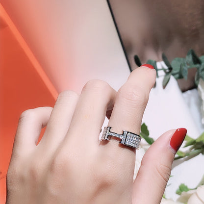 ¡®Lume Jewelry¡¯H RING FULL DIAMOND