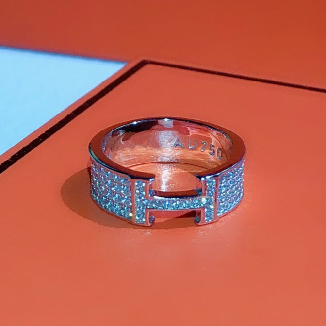 ¡®Lume Jewelry¡¯H RING FULL DIAMOND