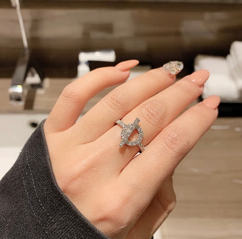 ¡®Lume Jewelry¡¯ECHAPPEE RING SILVER DIAMOND