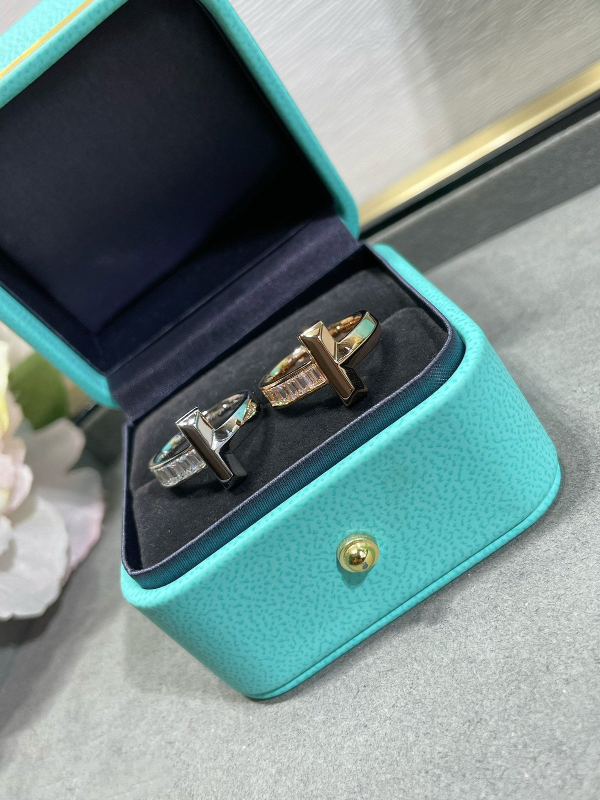 [Lume Jewelry]T1 WIDE 4.5MM DIAMOND RING