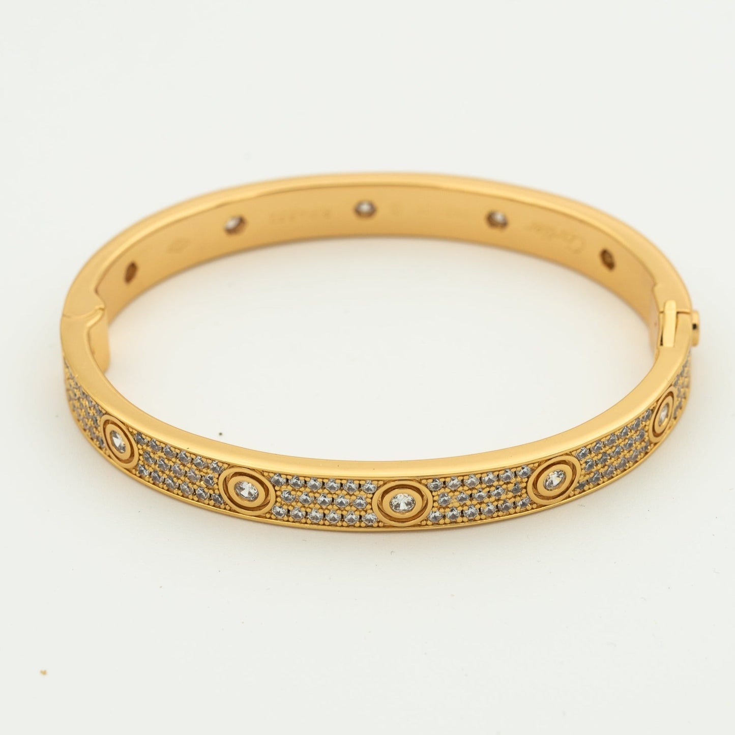 ¡®Lume Jewelry¡¯LOVE BRACELET 6.1MM DIAMOND-PAVED 10 BIG DIAMONDS