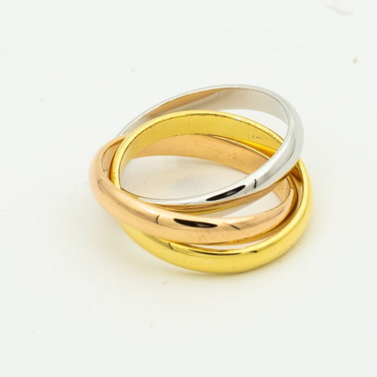 ¡®Lume Jewelry¡¯TRINITY RING GOLD PINK GOLD SILVER