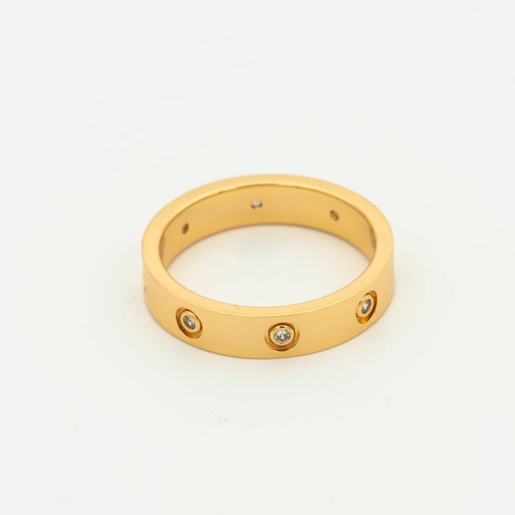 ¡®Lume Jewelry¡¯LOVE RING 3.6MM 8 DIAMONDS