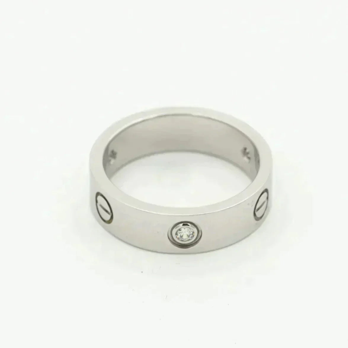 ¡®Lume Jewelry¡¯LOVE RING 5.5MM 3 DIAMONDS SILVER