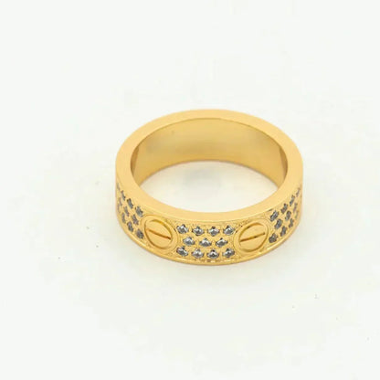 ¡®Lume Jewelry¡¯LOVE RING 5.5MM DIAMONDS PAVED