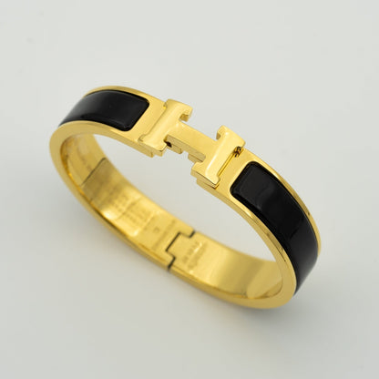 ¡®Lume Jewelry¡¯H BLACK BRACELET